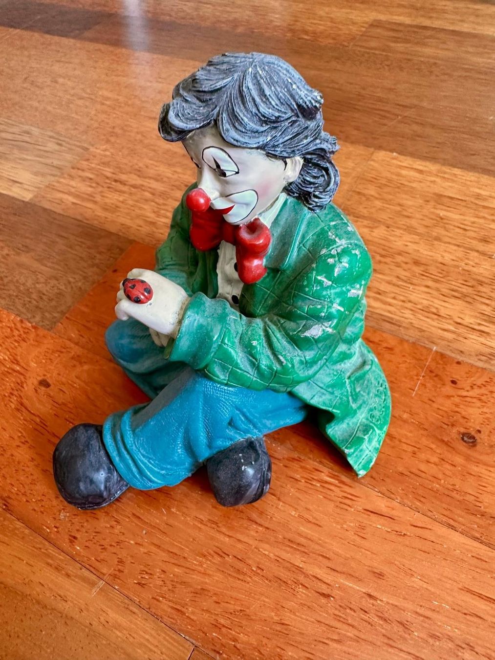 Statuette: Gilde Clown Figur mit Marienkäfer – Usato da Dübendorf venduto da Shineforyou 3