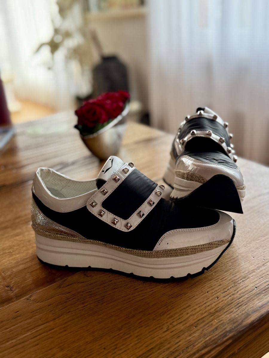 Scarpe da donna: Voile blanche Sneaker Grösse 38 – Nuovo (secondo la descrizione) da Zürich venduto da Landmarkreisen 4