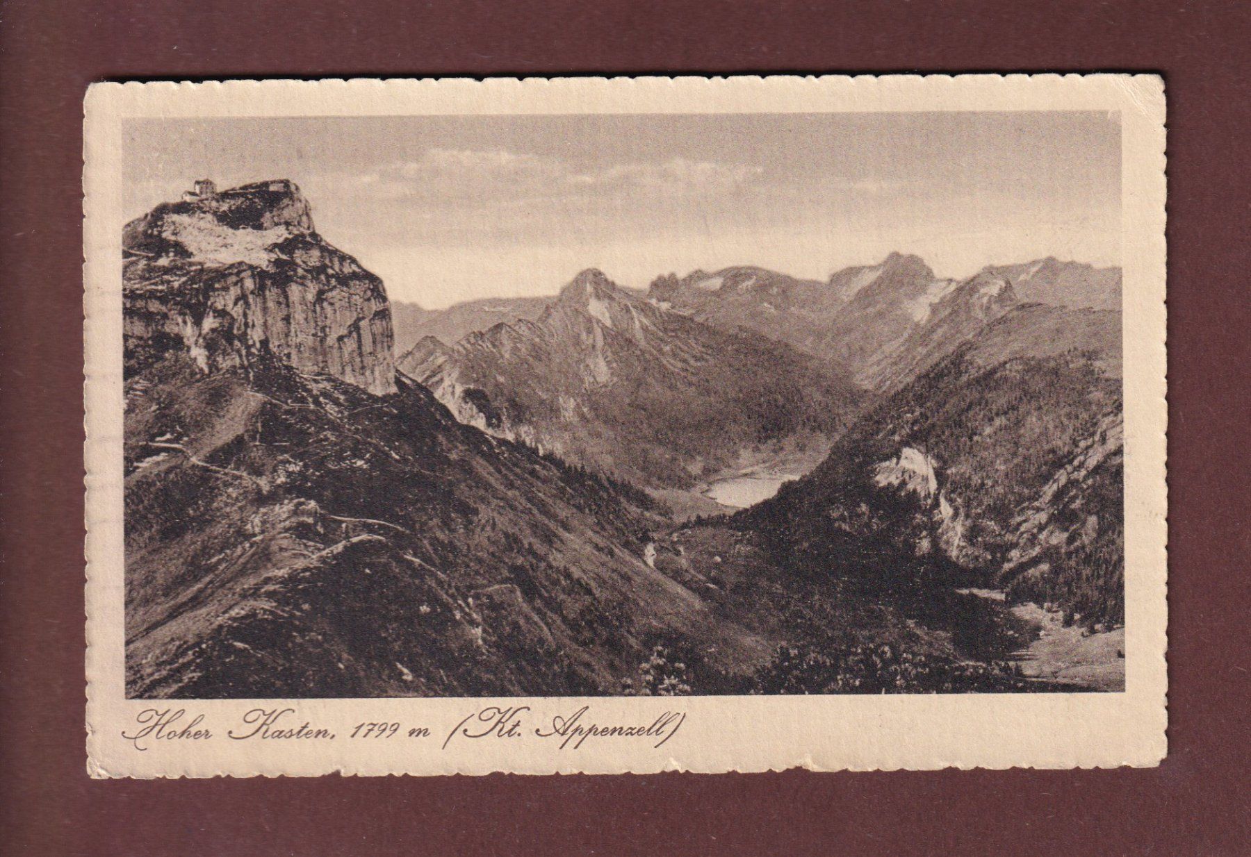 Cartoline postali: HOHEN KASTEN - 1918 – Usato da Pully venduto da nicecards-shop