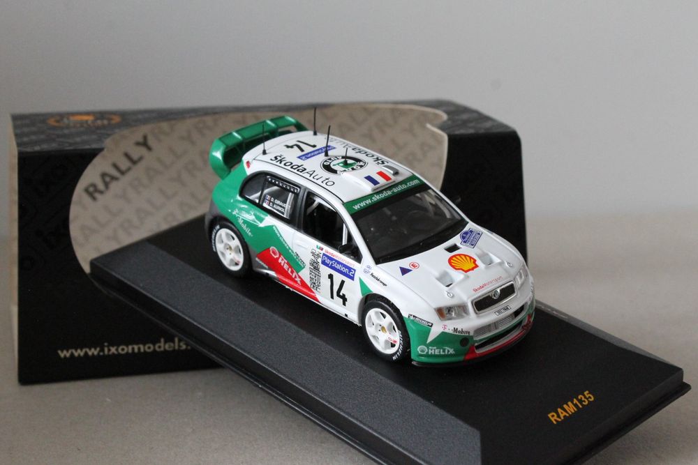 Die cast 1/43 Modellino Auto Skoda Fabia WRC Tour de Corse 2003 D.Auriol - Dak Mantova sas