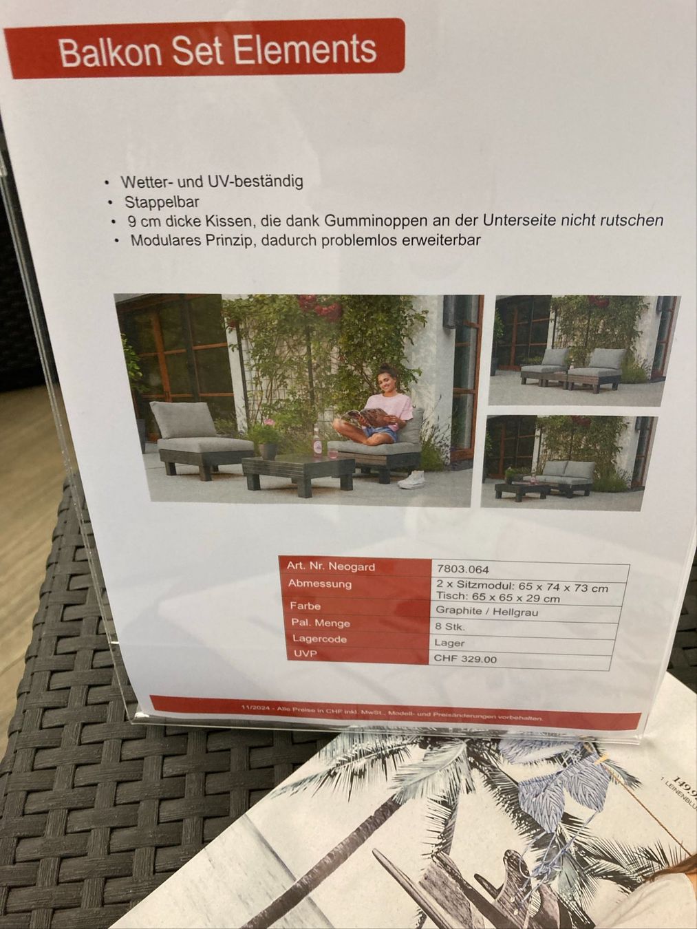 Poltrone: Balkon Set Elements, Lounge Würfel, Top Zustand! – Usato da Gontenschwil venduto da colibri24. 2