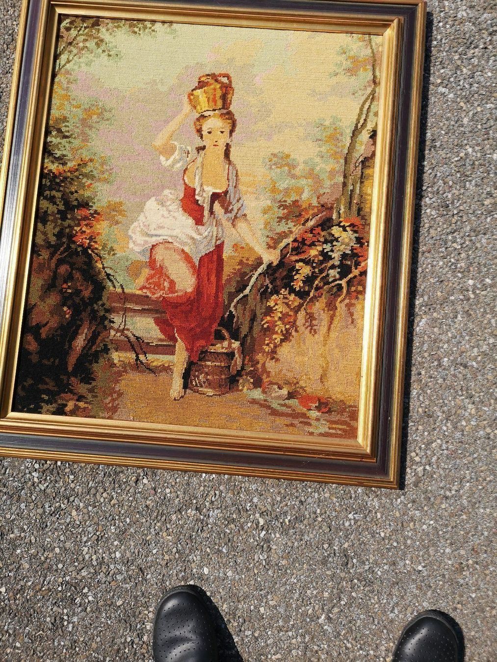Foto & Immagini: Handgesticktes eingerahmtes Gobelin Bild – Usato da Wallisellen venduto da Eugenio 2