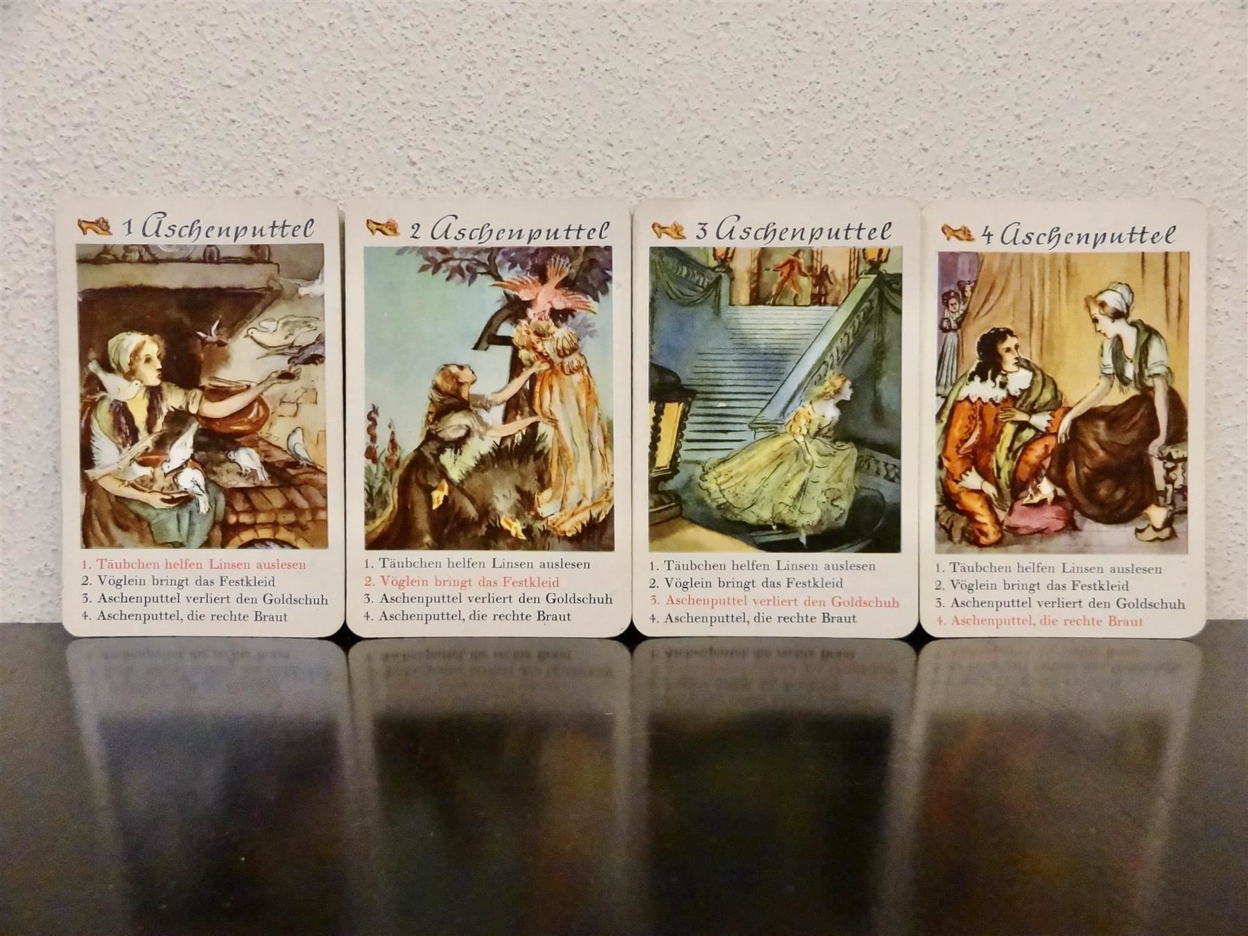 Giochi: schönes altes Quartett MÄRCHEN – Usato da Kerzers venduto da wisaundso 6