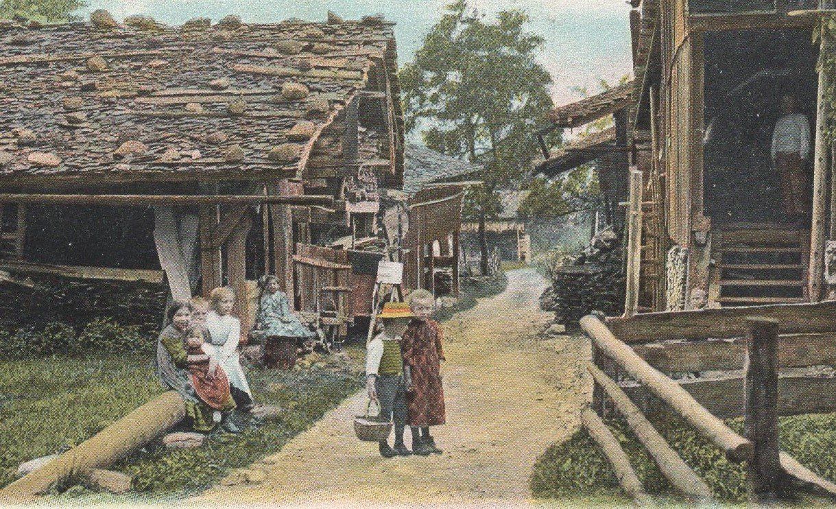 Ansichtskarten: Dorfgasse – Gebraucht aus Aarau von kufi44 1