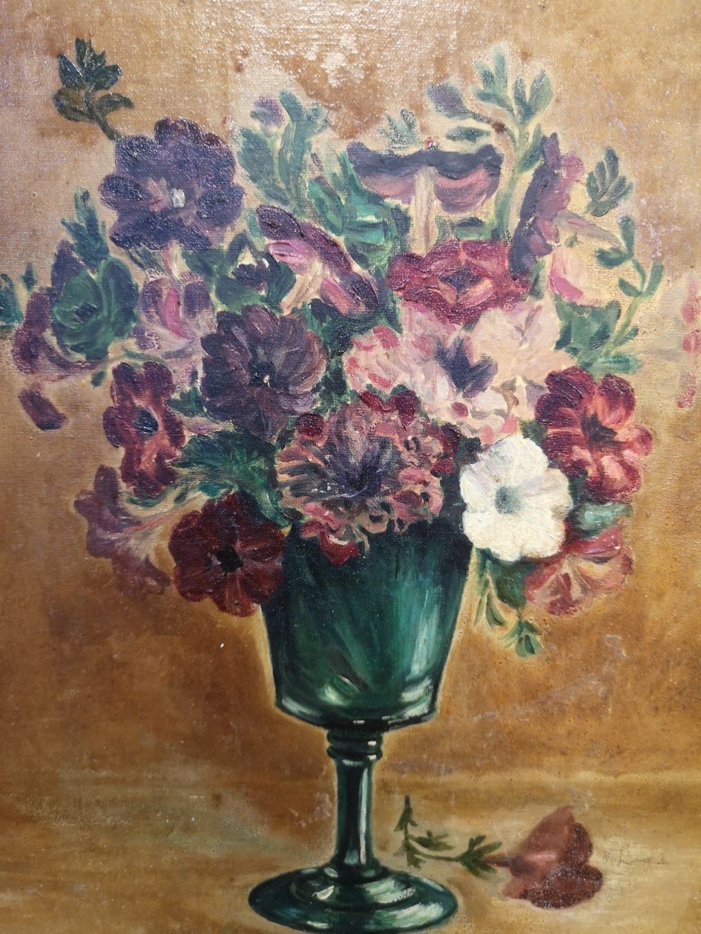 Gemälde: 1955 LES FLEURS... – Gebraucht aus Genève von Qanil77 1
