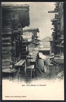 Zermatt, Ortspartie mit Alten Häusern
