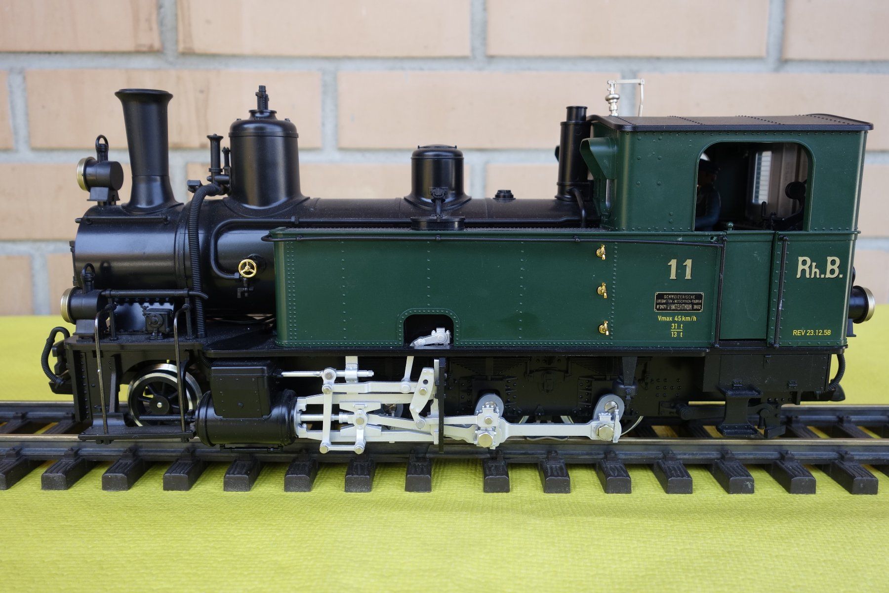 LGB Modellini di ferrovie: Rh.B Dampflok LGB 20271 Heidi digital Massoth – Usato da Kappelen venduto da Somsom02 2
