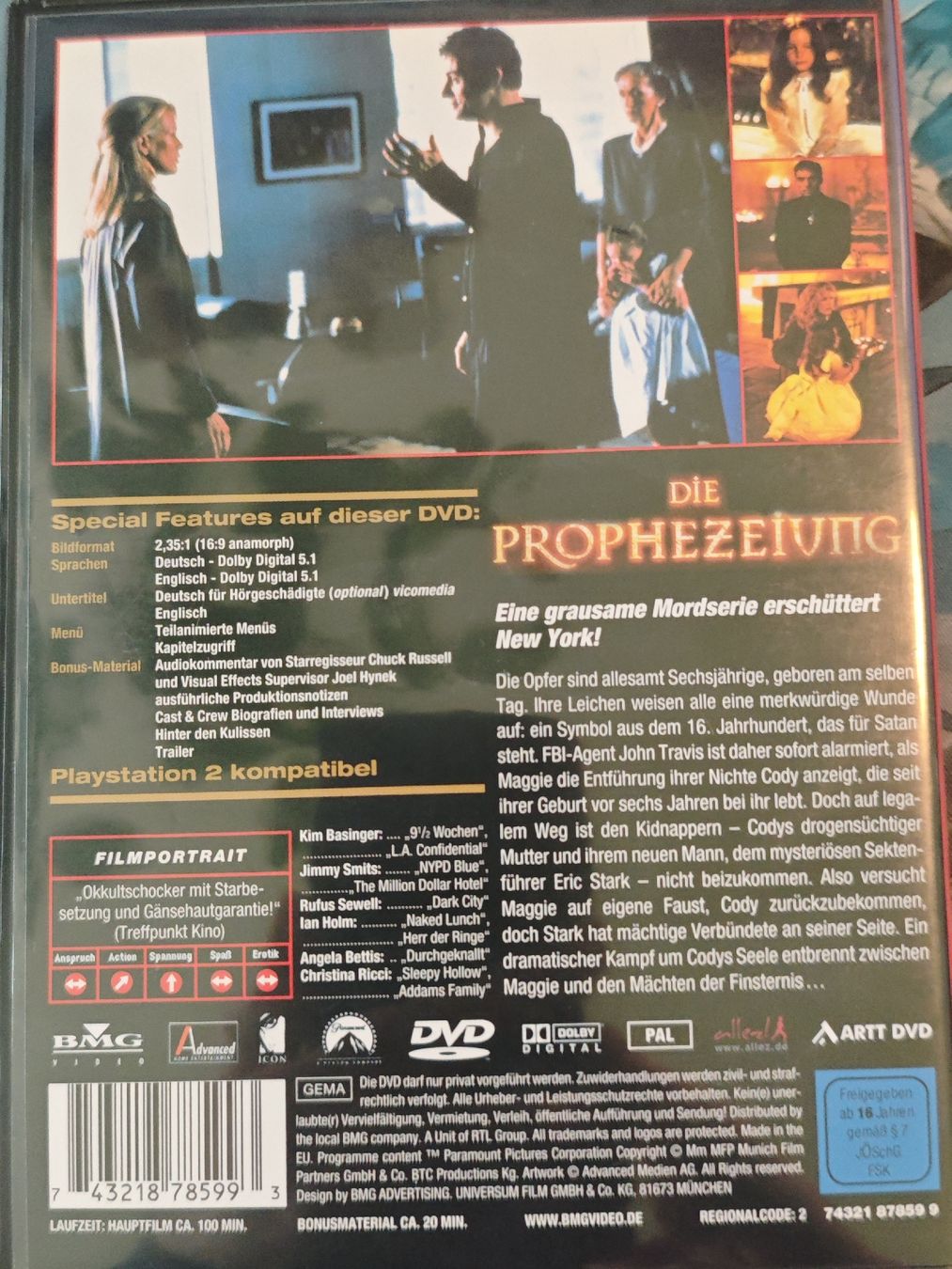 Tutti i DVDs: Die Prophezeiung  – Usato da Laufenburg venduto da grossrto 1