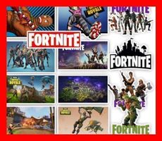 Fortnite PS4 XBOX PS5 Loot Lake One Sickerbomb Stickerset