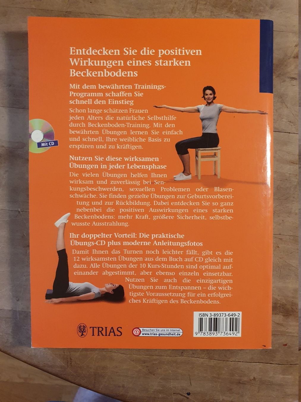 Libri: Beckenbodentraining Susanne Kitchenham Annette Bopp Trias – Usato da Zürich venduto da loosebone 4
