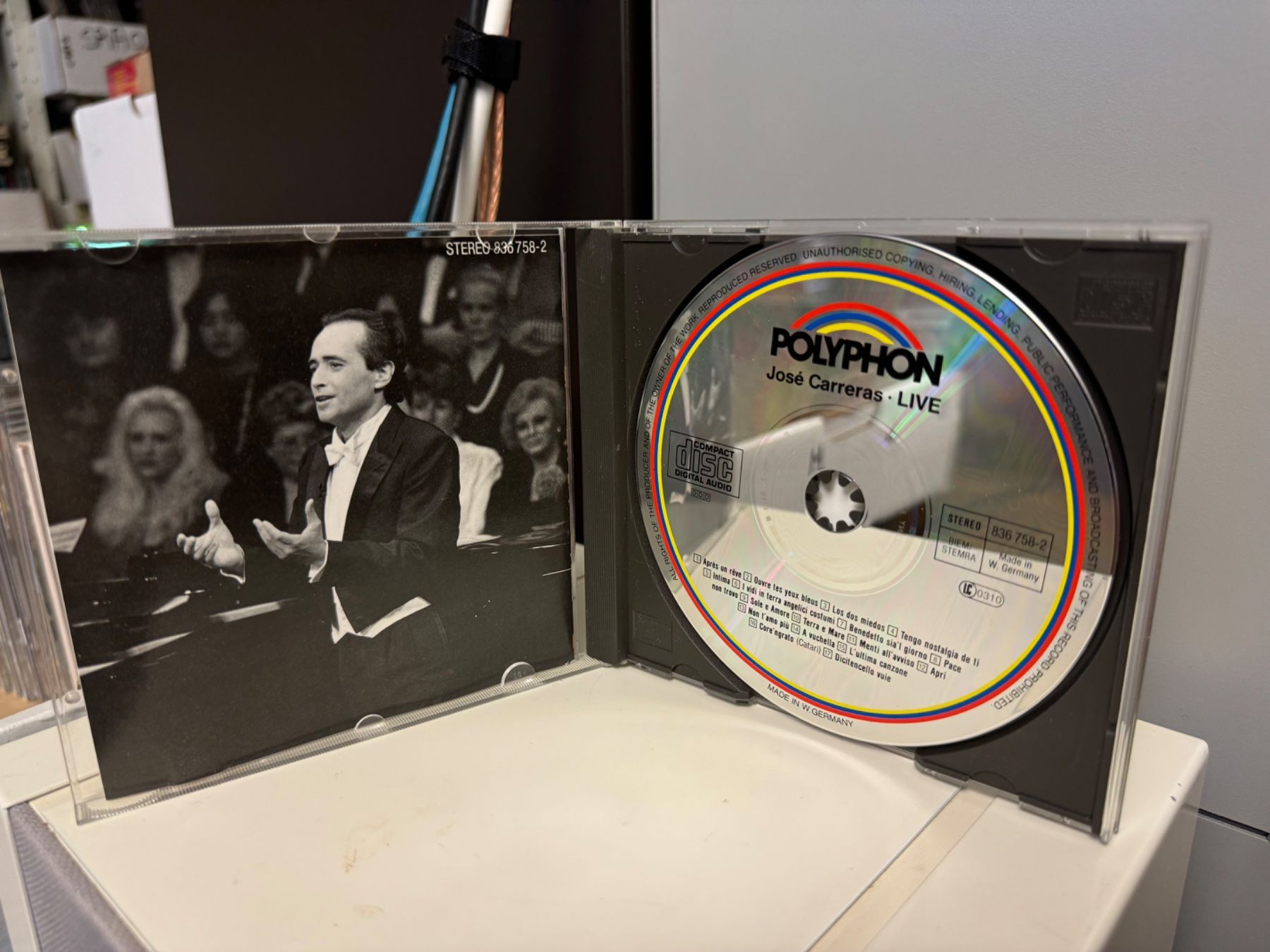 CD: José Carreras - Live - HA11L – Usato da Küsnacht ZH venduto da Jazztilldawn 2