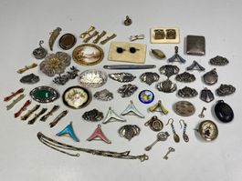 LOT Antik - Schmuck meist Silber //i543