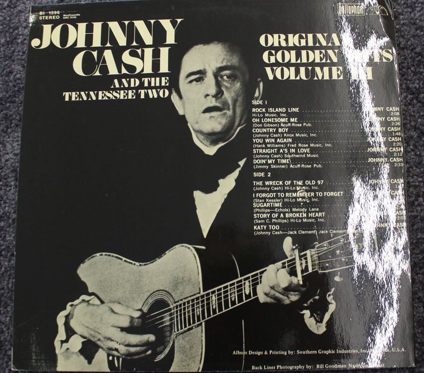 Schallplatten: Johnny Cash LP 1971 – Gebraucht aus Ebikon von Dan40 1