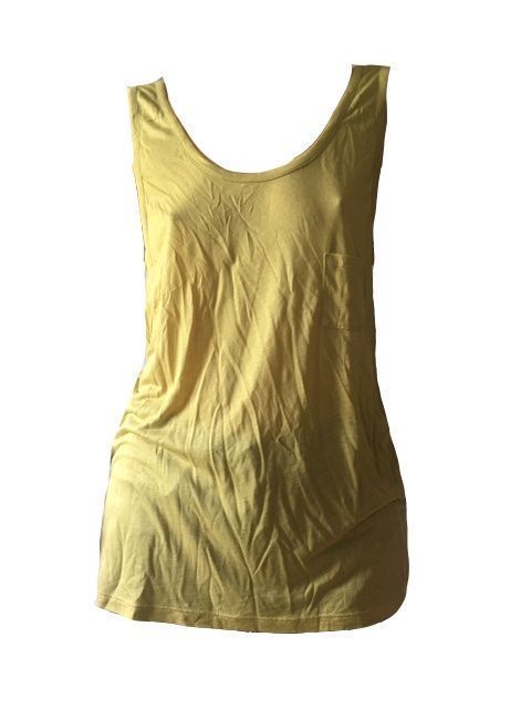 Tops: débardeur jaune viscose Rue Blanche 38 – Neu und originalverpackt aus Arnex-sur-Orbe von cameleonfringant 2