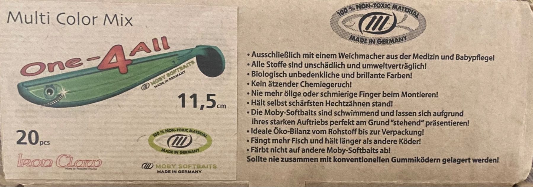 Esche: Iron Claw Moby one-4All Shad - Set – Nuovo (secondo la descrizione) da Widnau venduto da Fishingtackle_Oggy 1