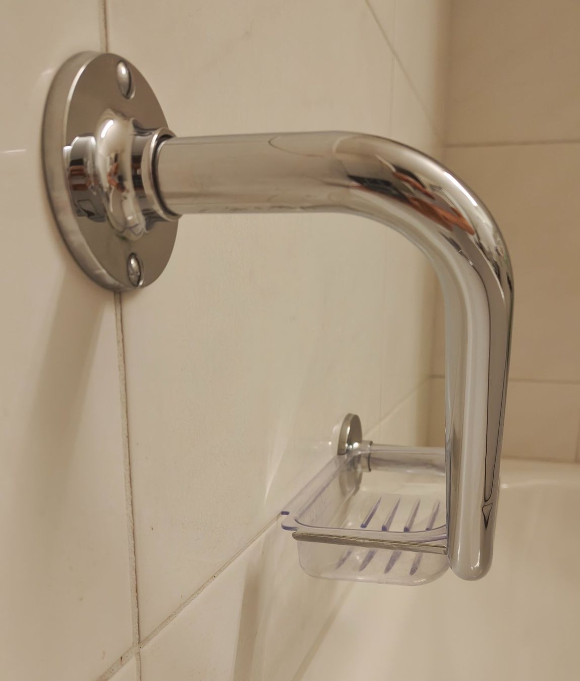 Diaqua Supporti a parete: Haltegriff Bad mit Seifenschale – Usato da Bolligen venduto da Casewise 1
