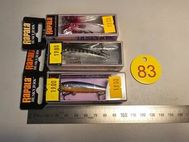 3 Rapala Husky Jerk Wobbler 6cm Neu OVP Forelle Egi