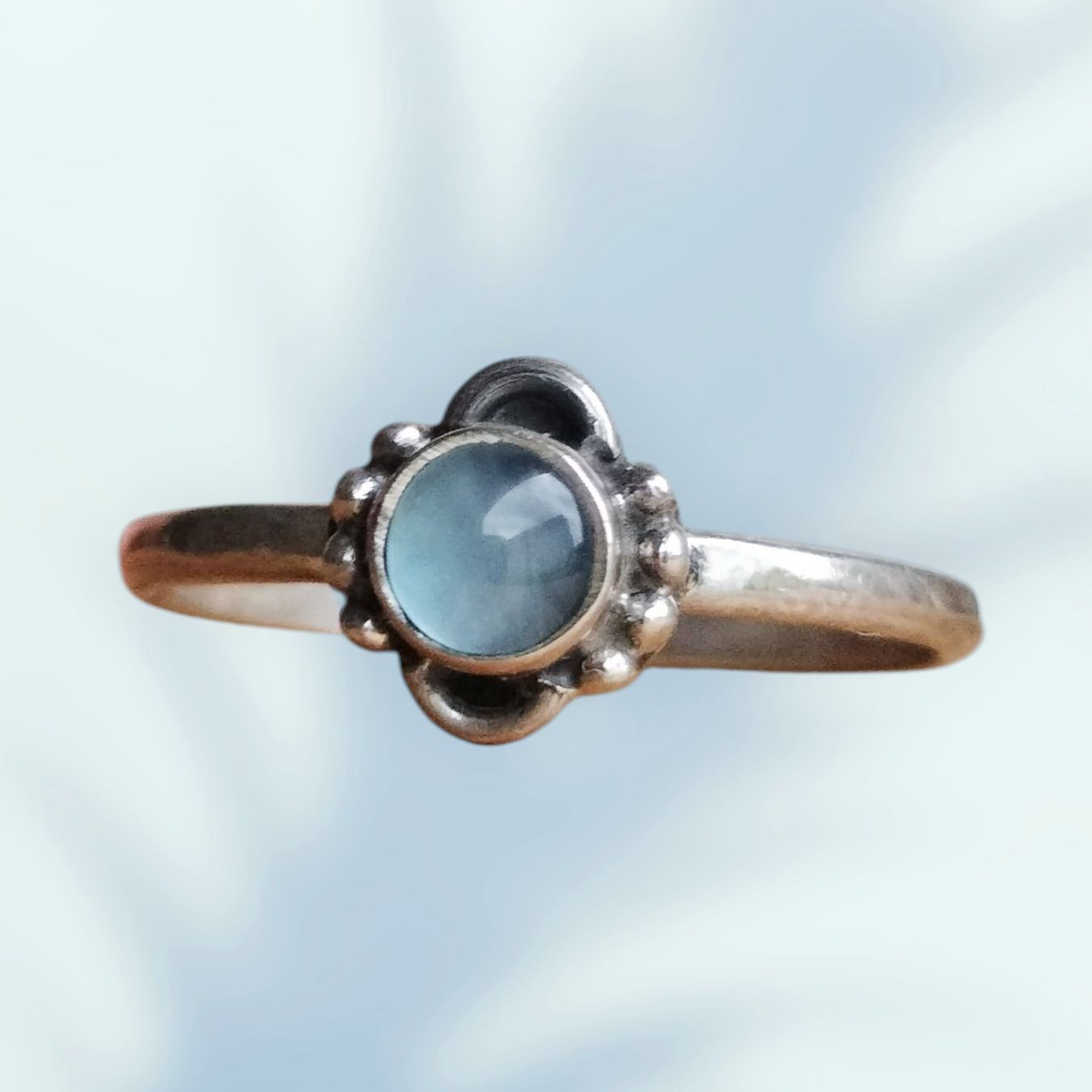 Anelli: Silber Ring 925 mit Blauen Chalcedony – Nuovo (secondo la descrizione) da Schwyz venduto da els_7cys 2