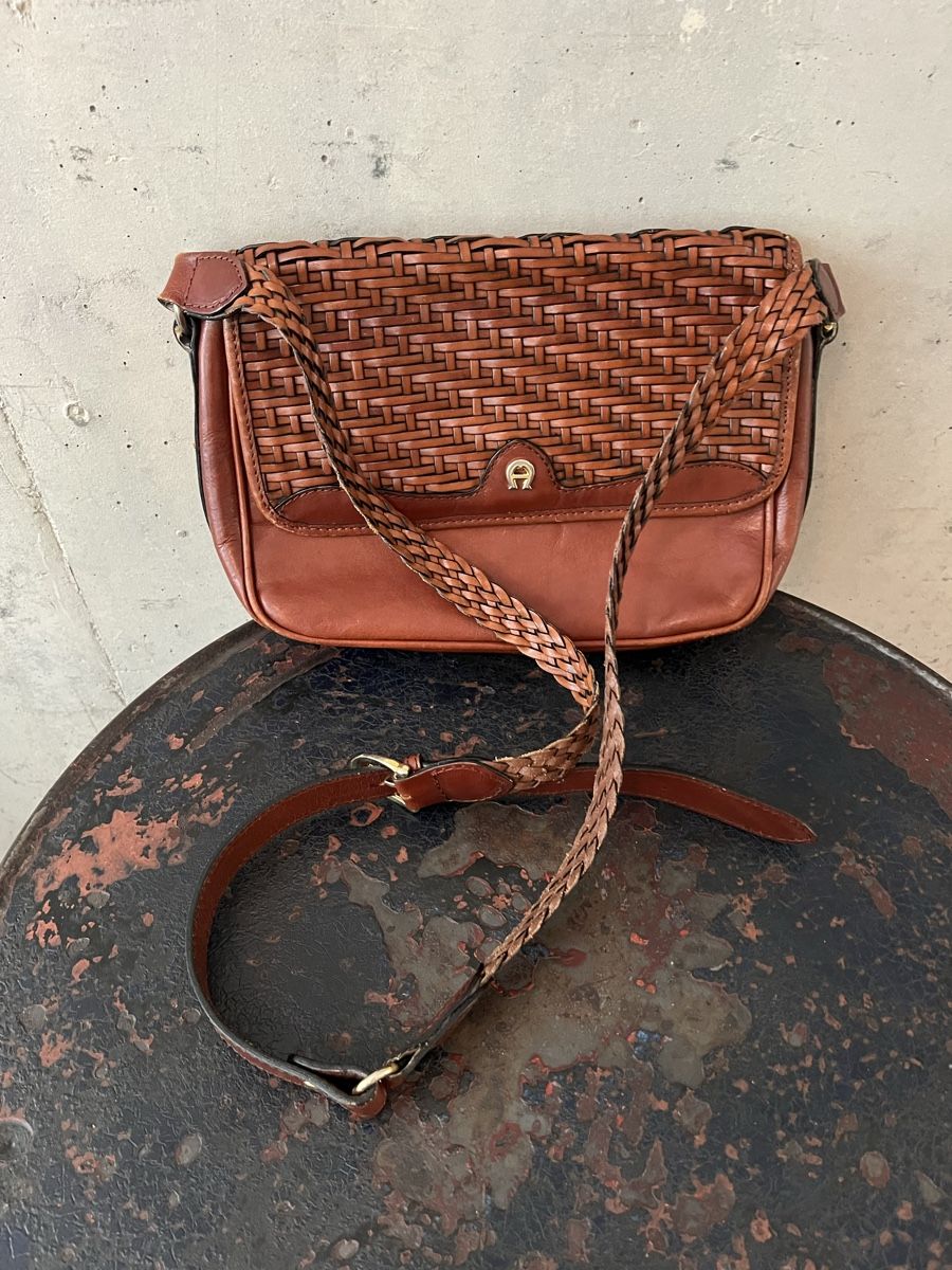 Aigner Borse da donna: Aigner Vintage Ledertasche geflochten – Usato da Wabern venduto da La-Vitrine 1