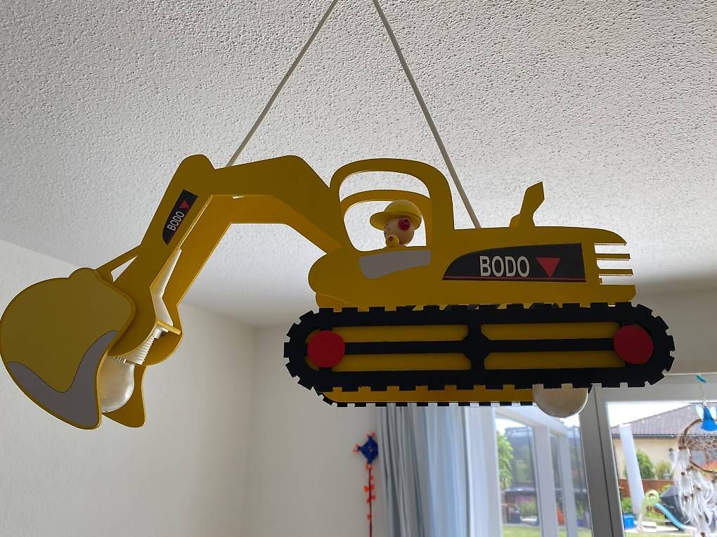 Lampadari & plafoniere: Kinderzimmer Lampe Bagger – Usato da Neerach venduto da Softeis_83 1