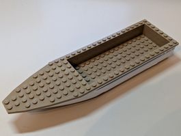 Lego Schiffsrumpf weiss/dark tan [92710c05pb01]