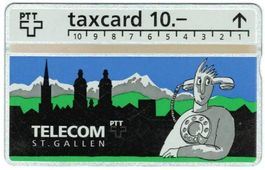 Taxcard 307L_05813 Telecom St. Gallen ungebraucht