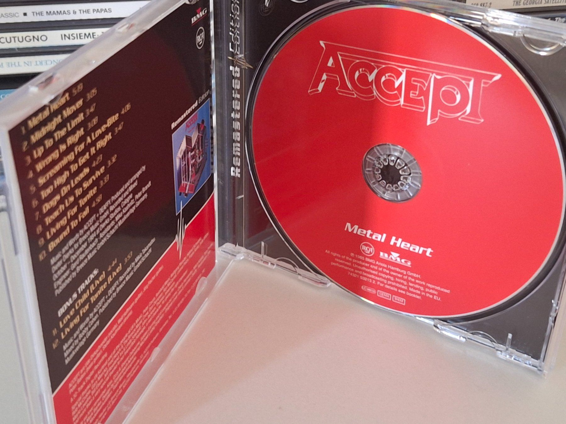 CD: CD Accept -  Metal Heart  (Remastered Edition ) – Usato da Aarberg venduto da Jackup1 2