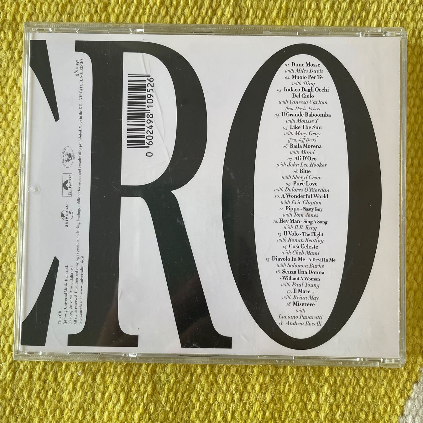 CD: ZUCCHERO-ZUCCHERO&CO. – Usato da Rorschacherberg venduto da CD-Roli 1