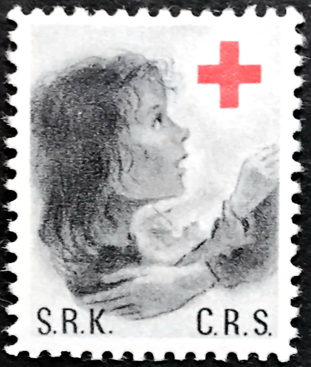 Alle Briefmarken: Rotkreuz Spendevignette, ABC Kat 1942-21b – Gebraucht aus Niederuzwil von LichtPhil