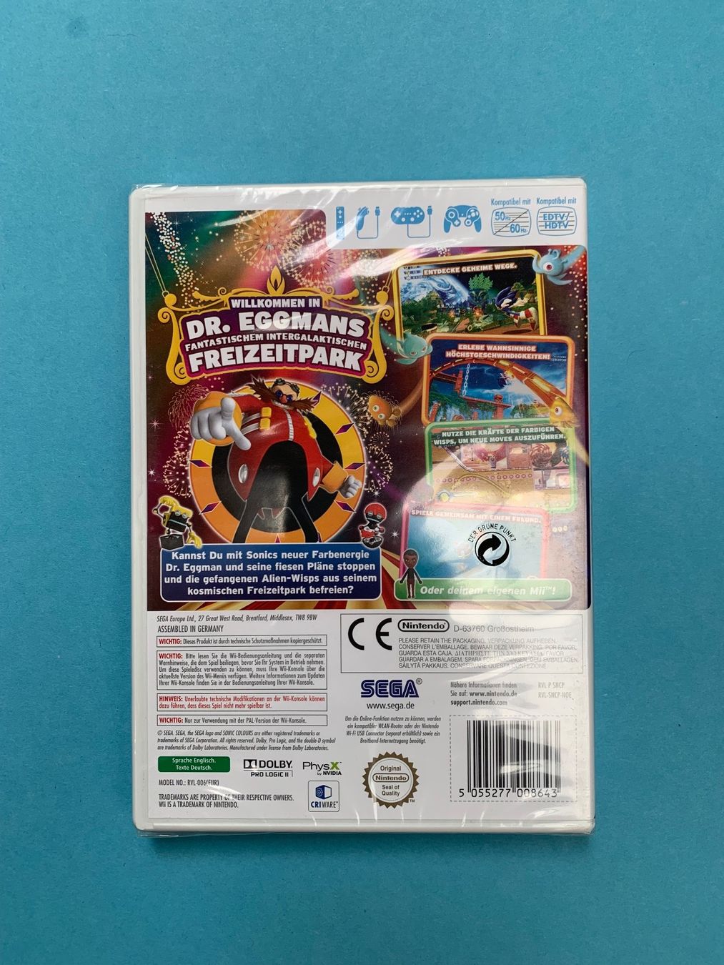 Nintendo Giochi: Wii / Sonic Colours / NEU – Nuovo e nell'imballaggio originale da Kölliken venduto da sergesellsretro 1