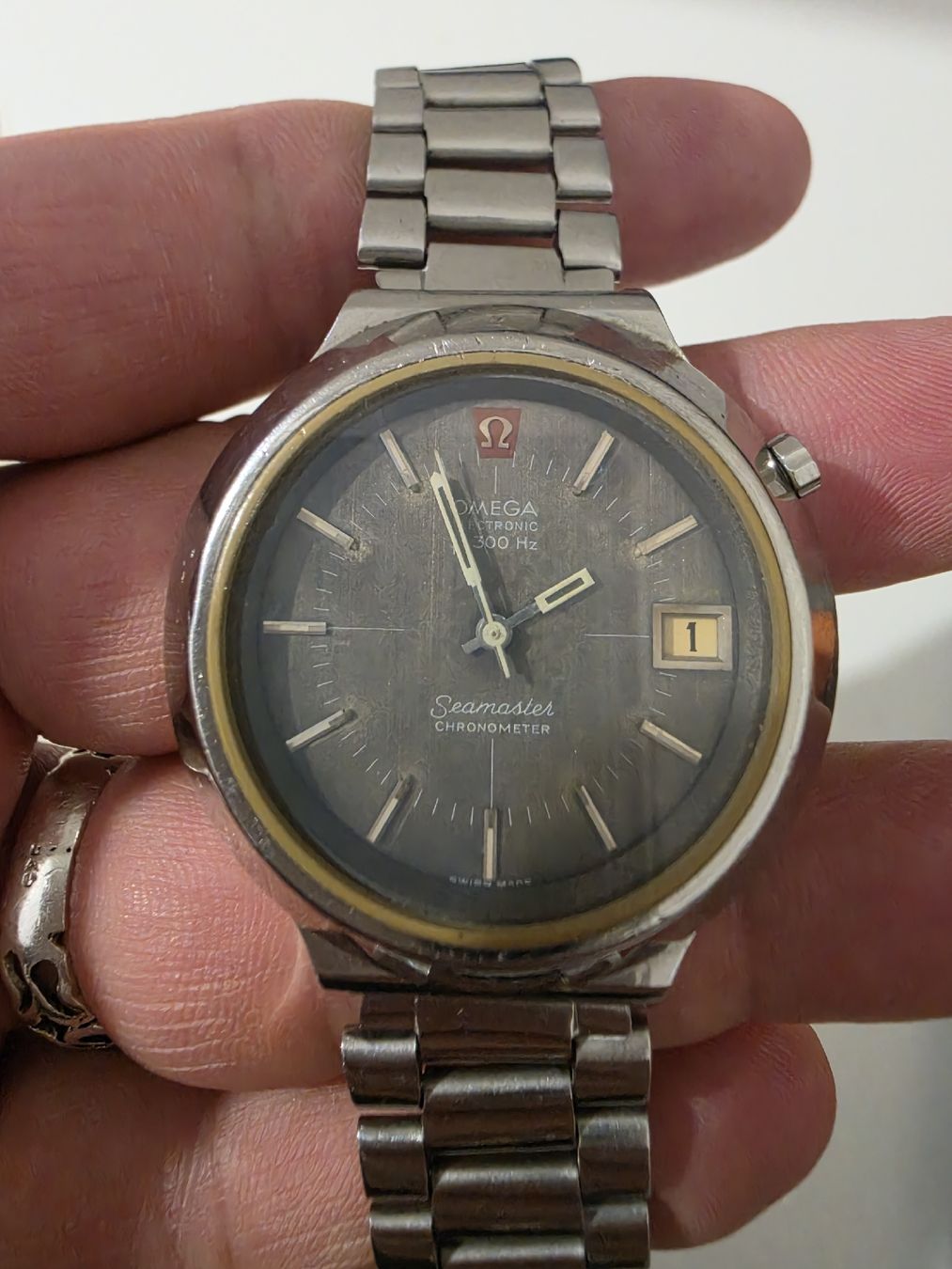 Omega Orologi: OMEGA SEAMASTER Elektronik mit Batterie  – Usato da Basel venduto da Afghan1234 6