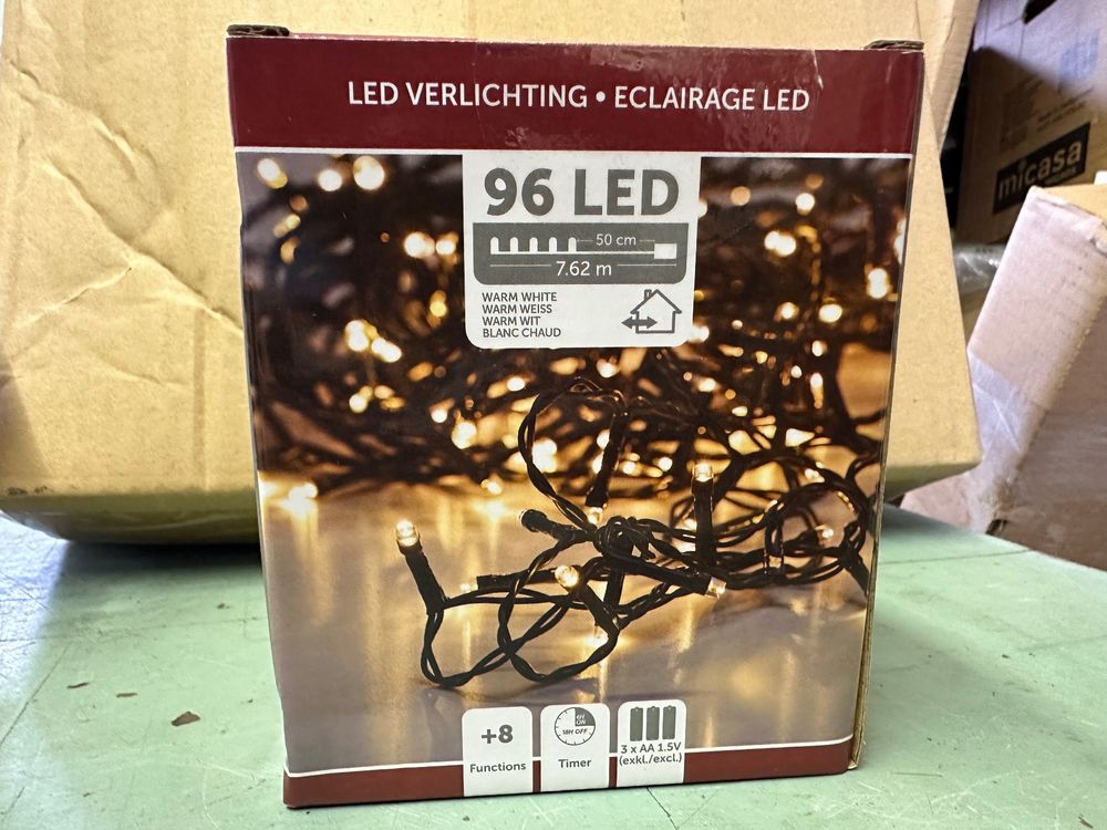 Neue LED Lichterkette mit Timer+ 8 Funktionen (Neu und originalverpackt ...