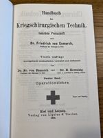 Medizin Antik, Chirurgie, Kriegschirurgische Technik 1894.