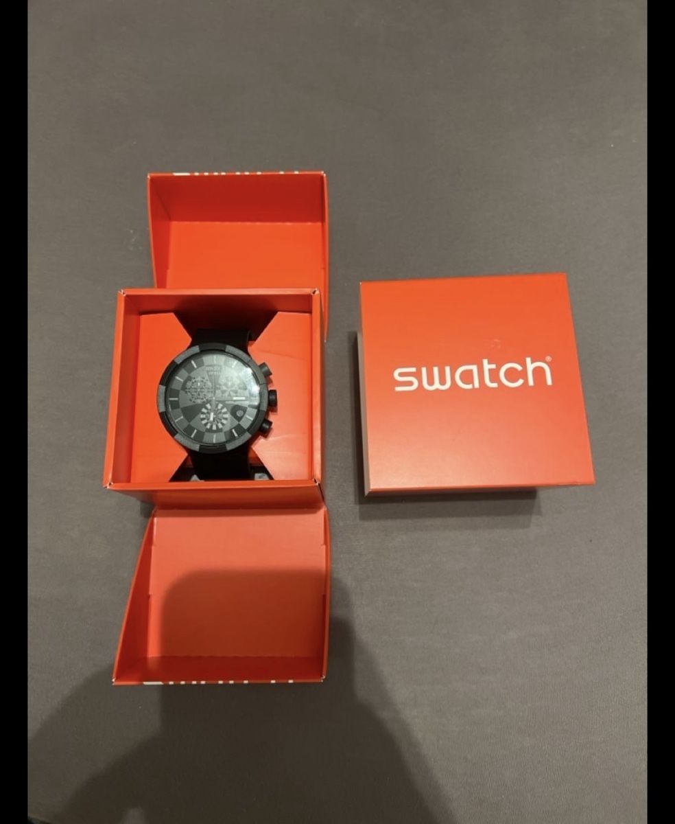 Swatch Orologi: Swatch Uhr Checkpoint Black – Nuovo e nell'imballaggio originale da Boswil venduto da yan_5nkf