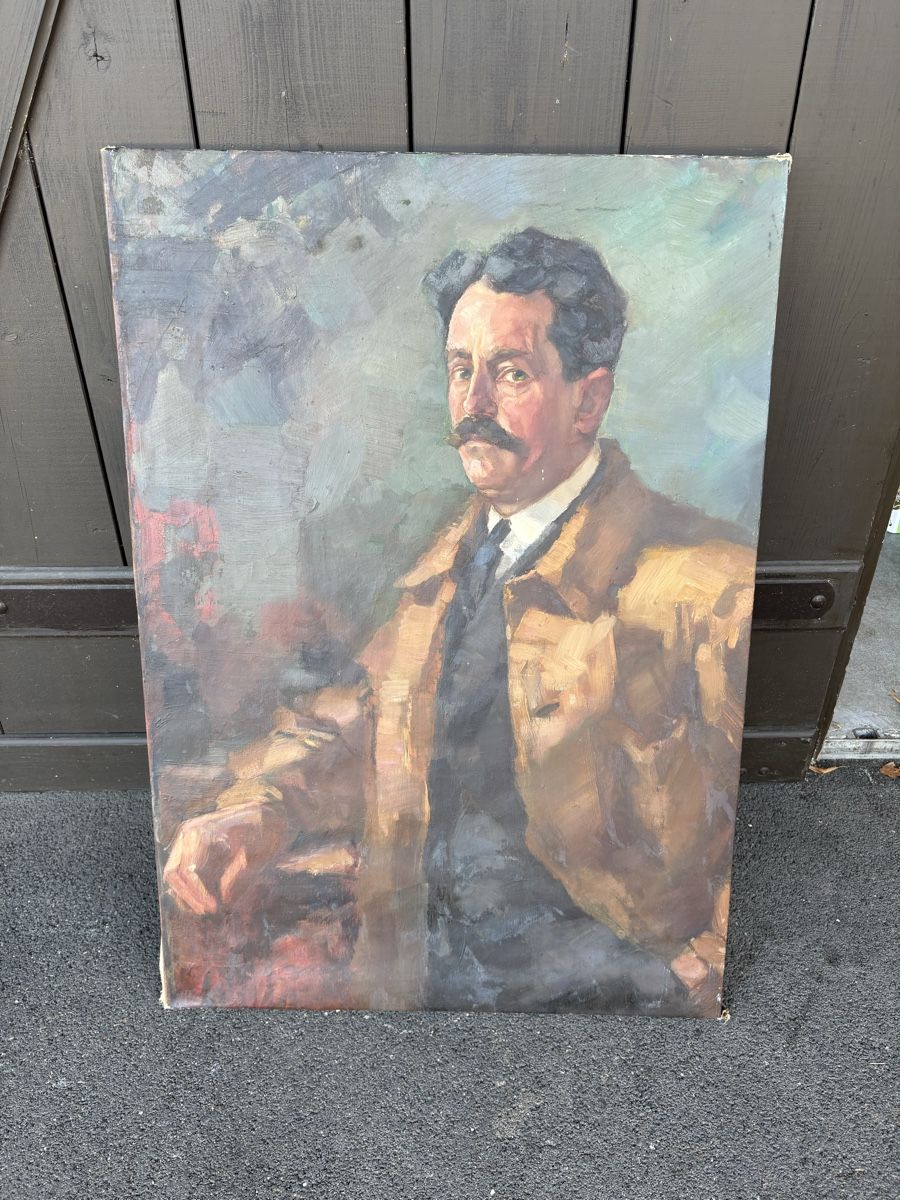 Dipinti: Ölgemälde Portrait eines Herren, Originalzustand. Top! – Usato da Gündisau venduto da Gregory-dean