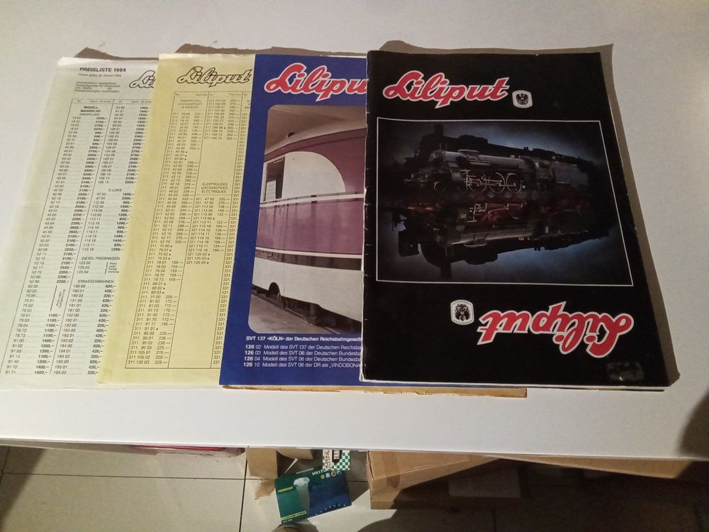 Liliput Katalog 1984 mit Neuheiten 1985. Preisliste Fr.& ÖS. (Gebraucht