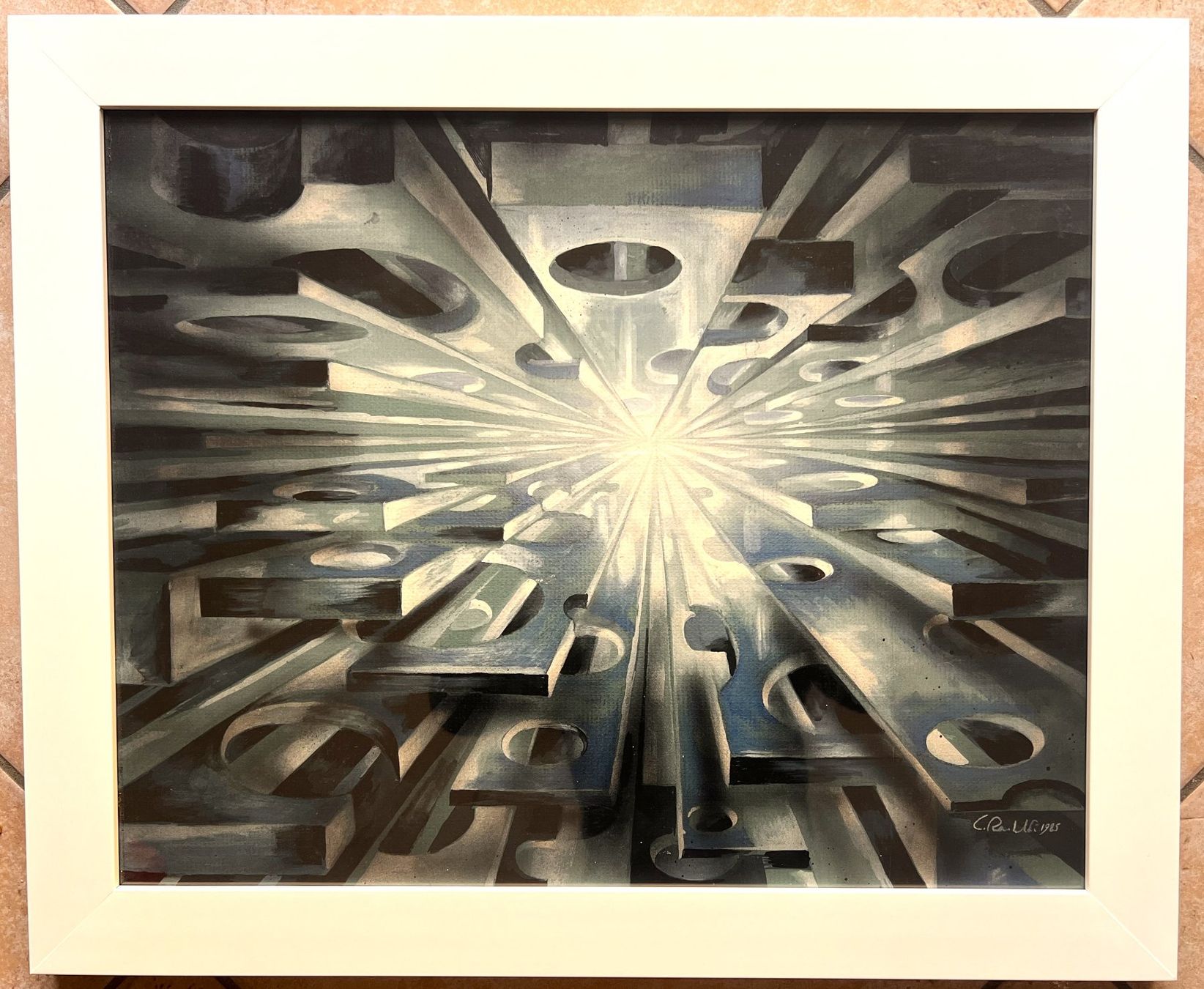 Gemälde: Carlo Rambaldi "Schöpfer von E.T" - Originalgemälde. 1983 – Gebraucht aus Ponte Tresa von 11GalleriaAlterEgo11