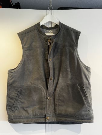 Ginew - Native American - Wax Vest Charcoal XXL
