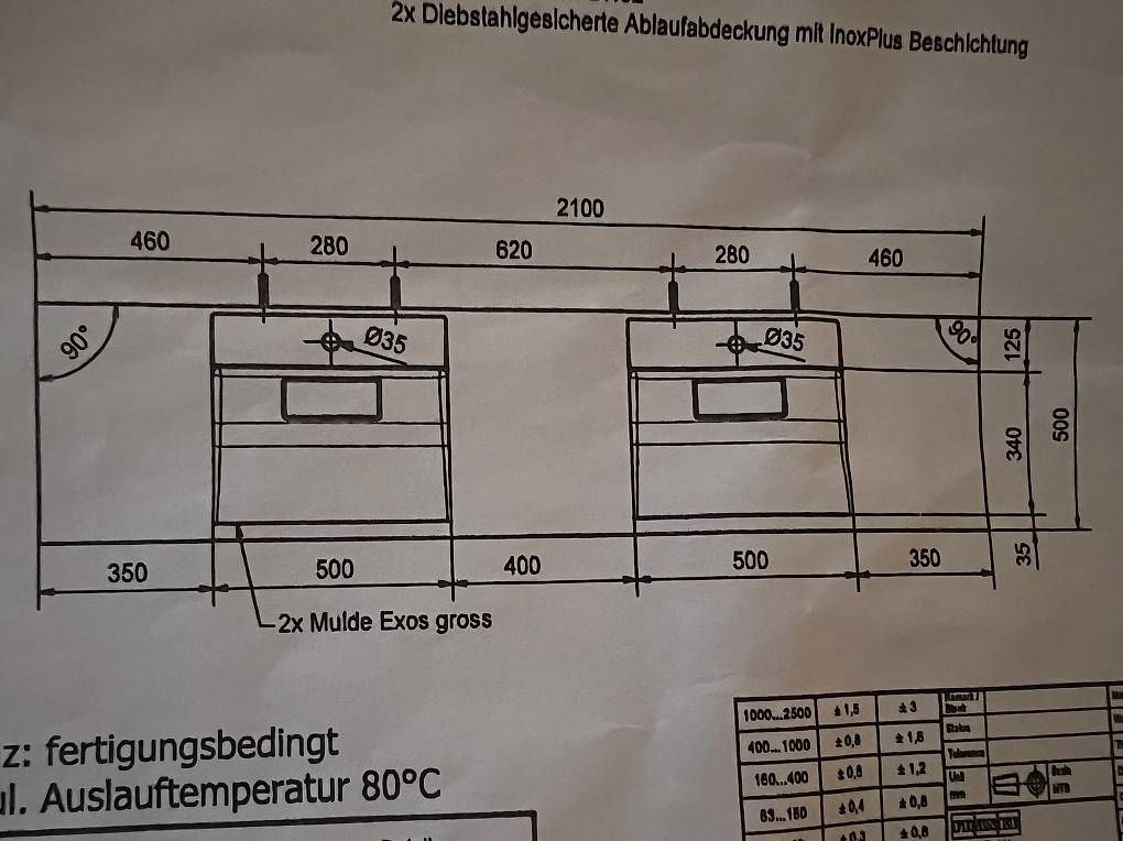 Lavabi & lavandini: Doppelwaschtisch Franke neu – Usato da St. Gallen venduto da jas_fwv7 2