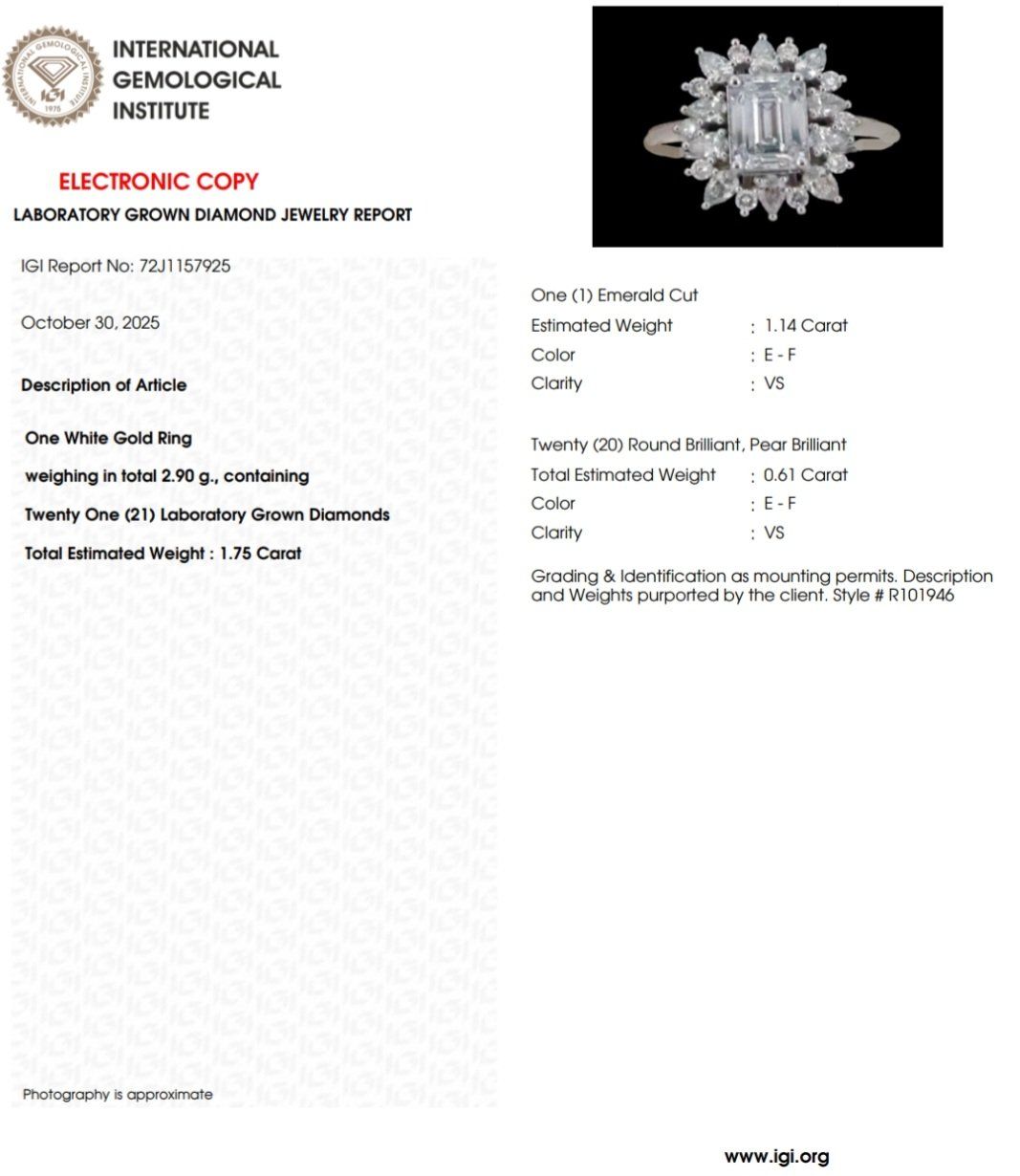 Anelli: Labor-Diamant-Ring 14k Weissgold 1,14ct – Nuovo e nell'imballaggio originale da Illnau venduto da Juwelier_Mahler_GmbH 4