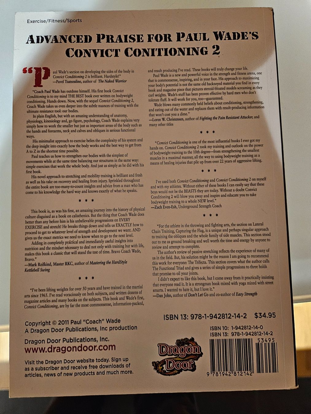 Bücher: Convict conditioning 2 / US Version – Gebraucht aus Muri b. Bern von Jayo82 1
