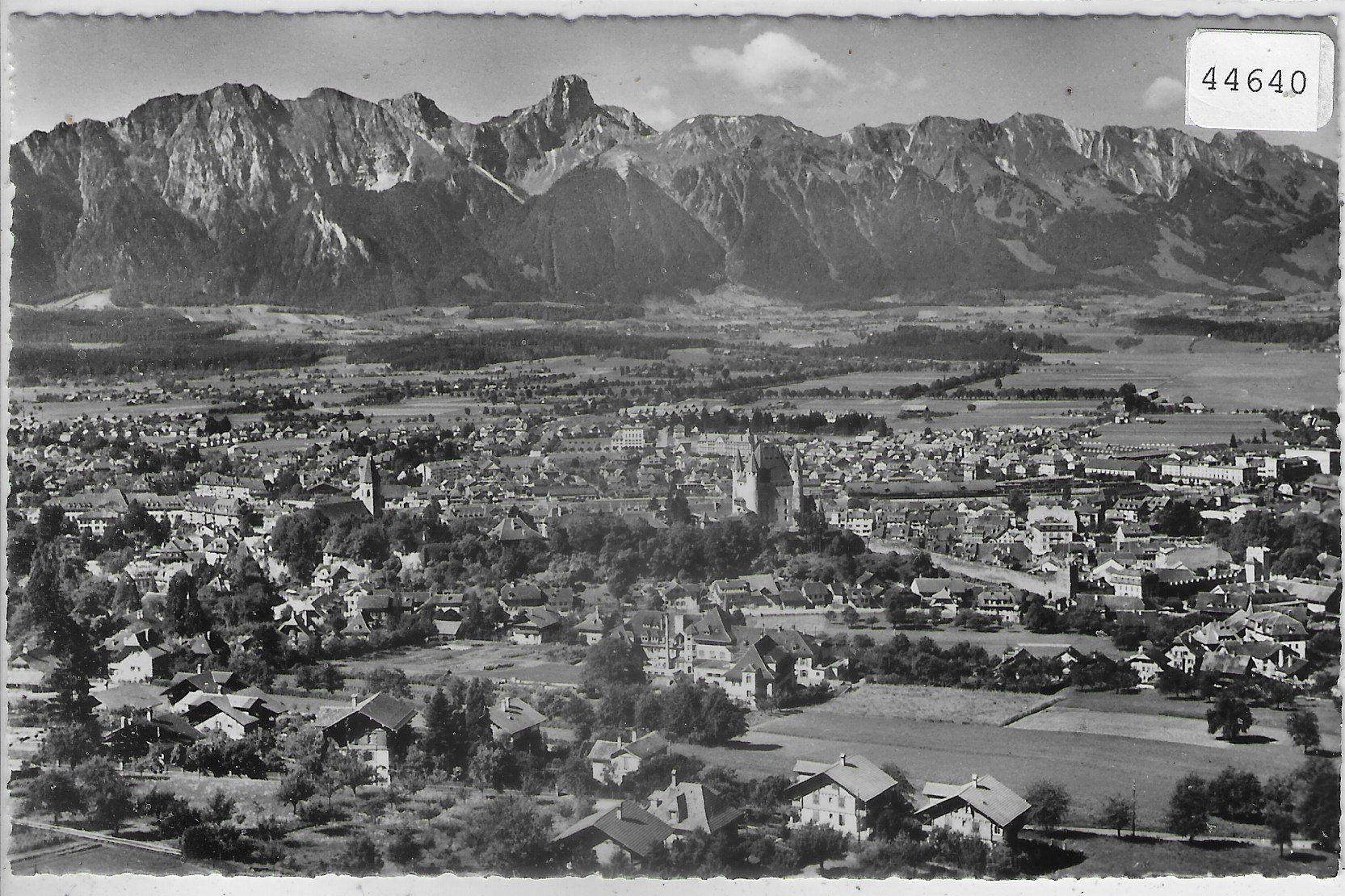 Cartoline postali: Thun und die Stockhornkette – Usato da Ettingen venduto da Kartenplanet