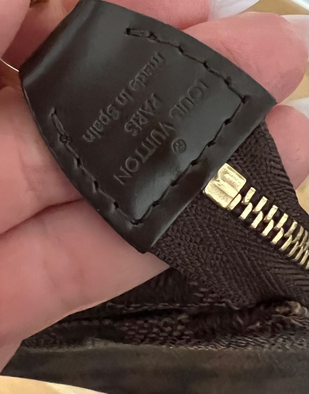 Borse: Louis Vuitton Pochette Damier Ebene NEU – Nuovo (secondo la descrizione) da Thusis venduto da Steffi_P 3