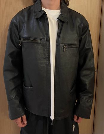 Lederjacke 