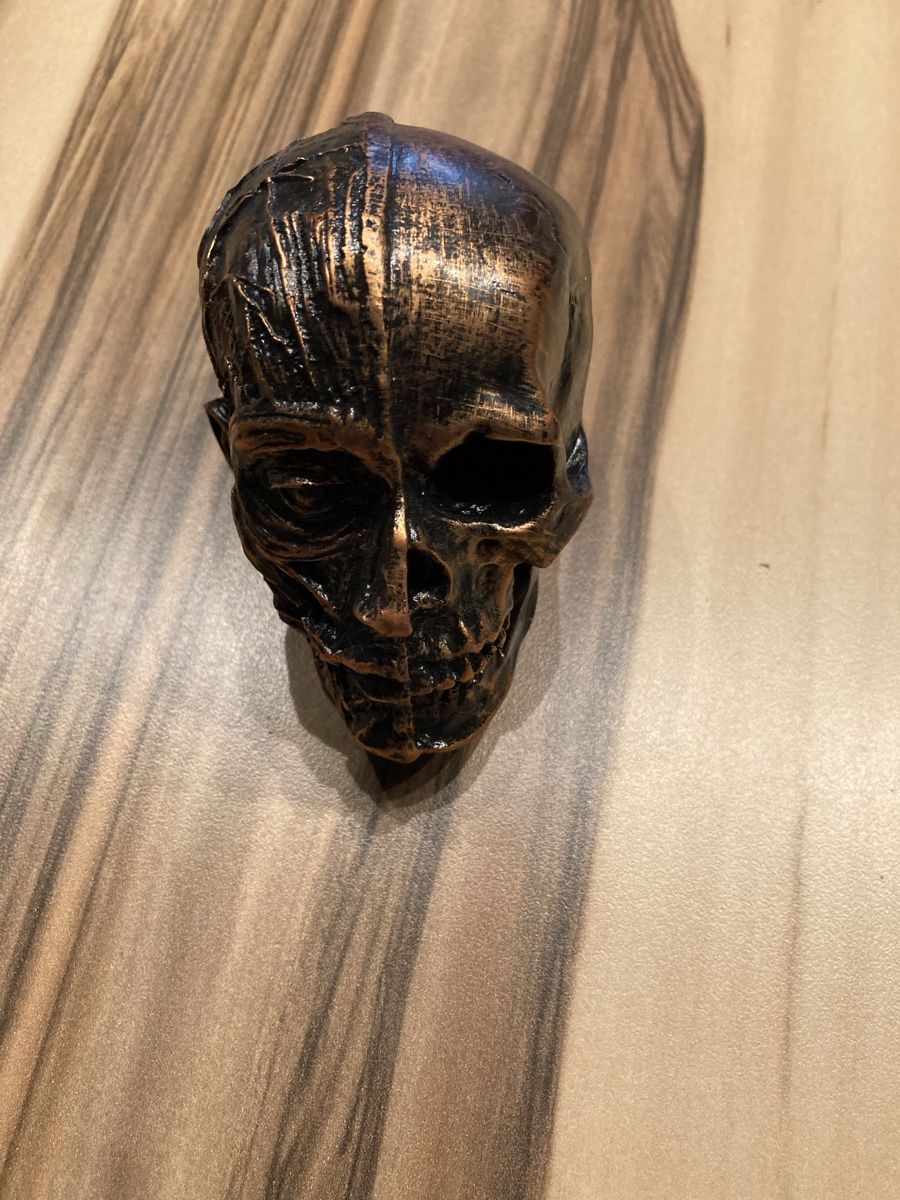 Skulpturen & Statuen: Schädel 2 Gesichter Totenkopf Skull – Neu und originalverpackt aus Aarwangen von to-hirschi