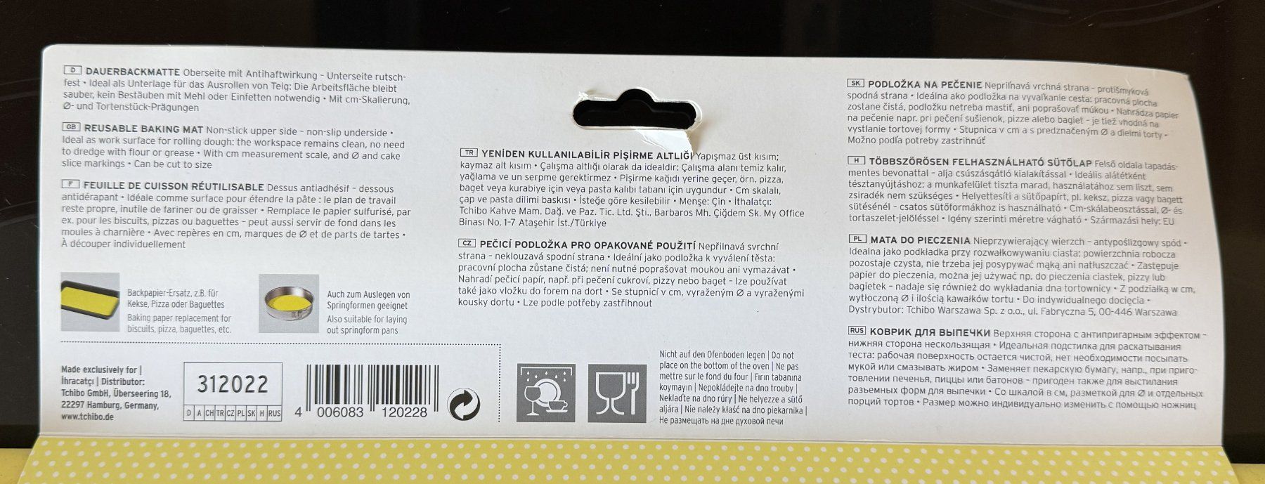 Tchibo Elettrodomestici da cucina: Tchibo Dauerbackmatte – Nuovo (secondo la descrizione) da Oberwil BL venduto da Lepidolith 2