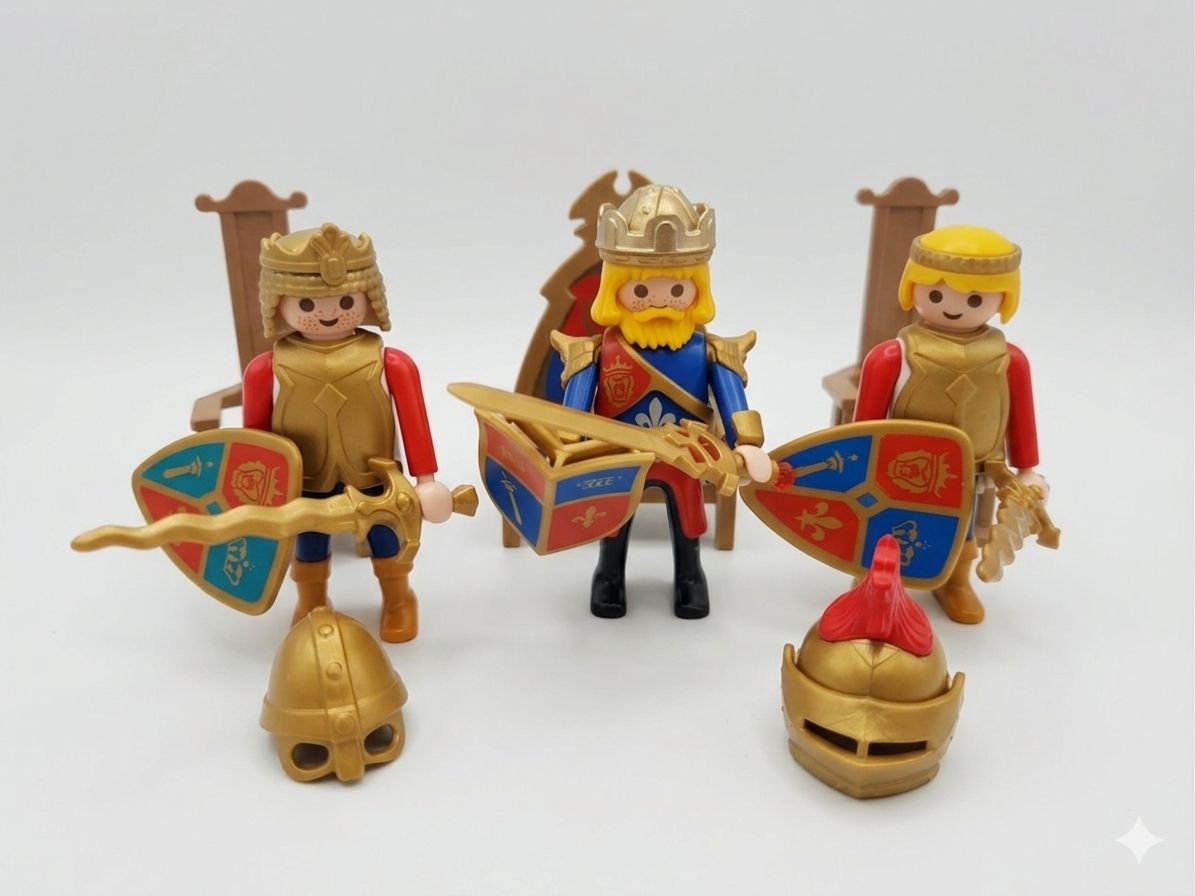Giocattoli: Playmobil, Löwenritterkönig – Usato da Gunzwil venduto da Zappelhans 1