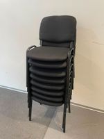 8x Besucherstuhl, Bürostuhl, Konferenzstuhl, Stuhl, Stühle