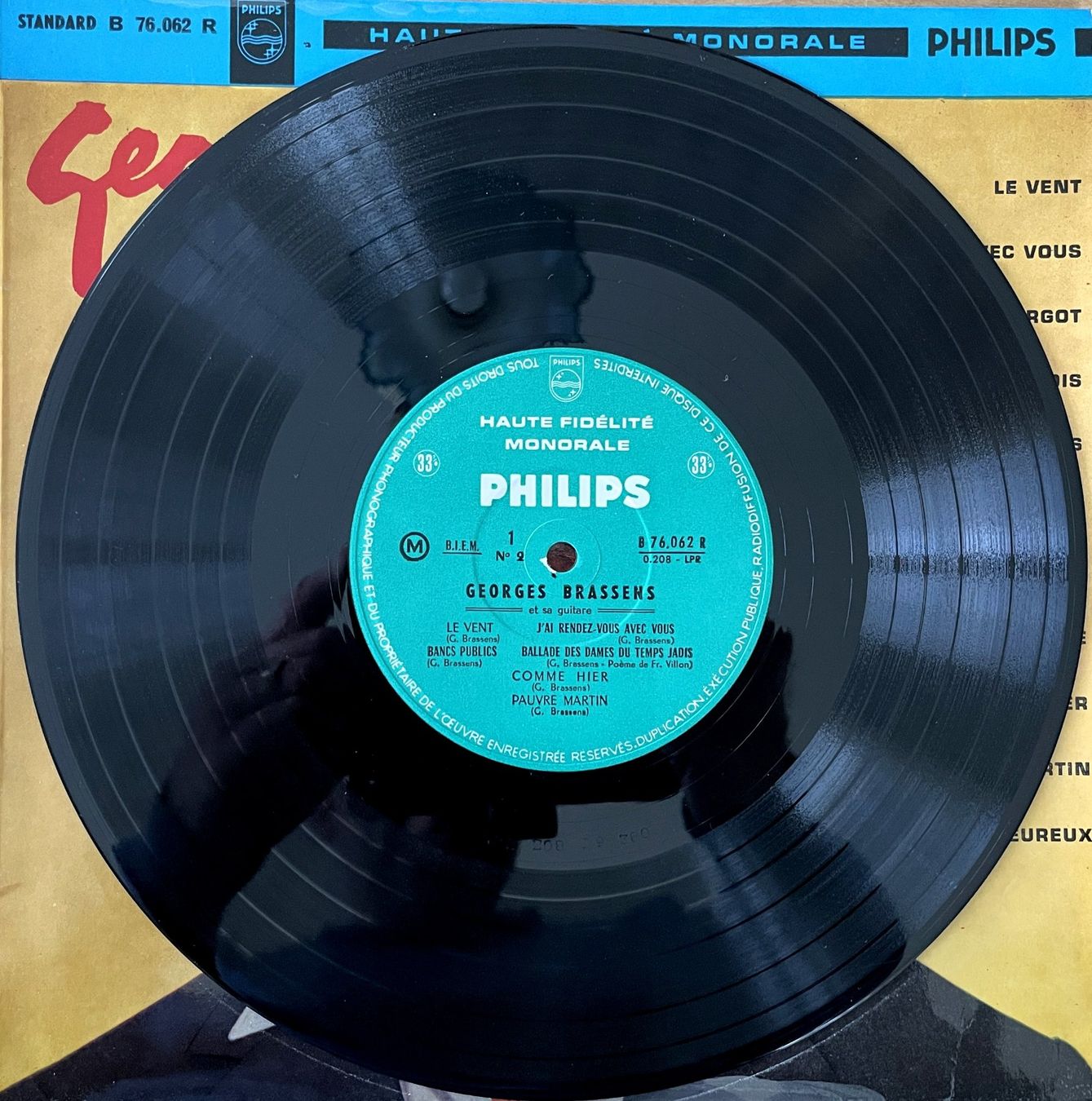 Schallplatten: Georges Brassens LP 10' - No 2 – Gebraucht aus Savagnier von Ne2065 2