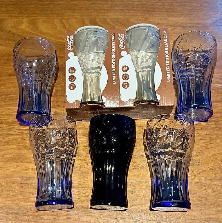 Verres: CocaCola Limited Edition Gläser – D'occasion à Witterswil par faidel